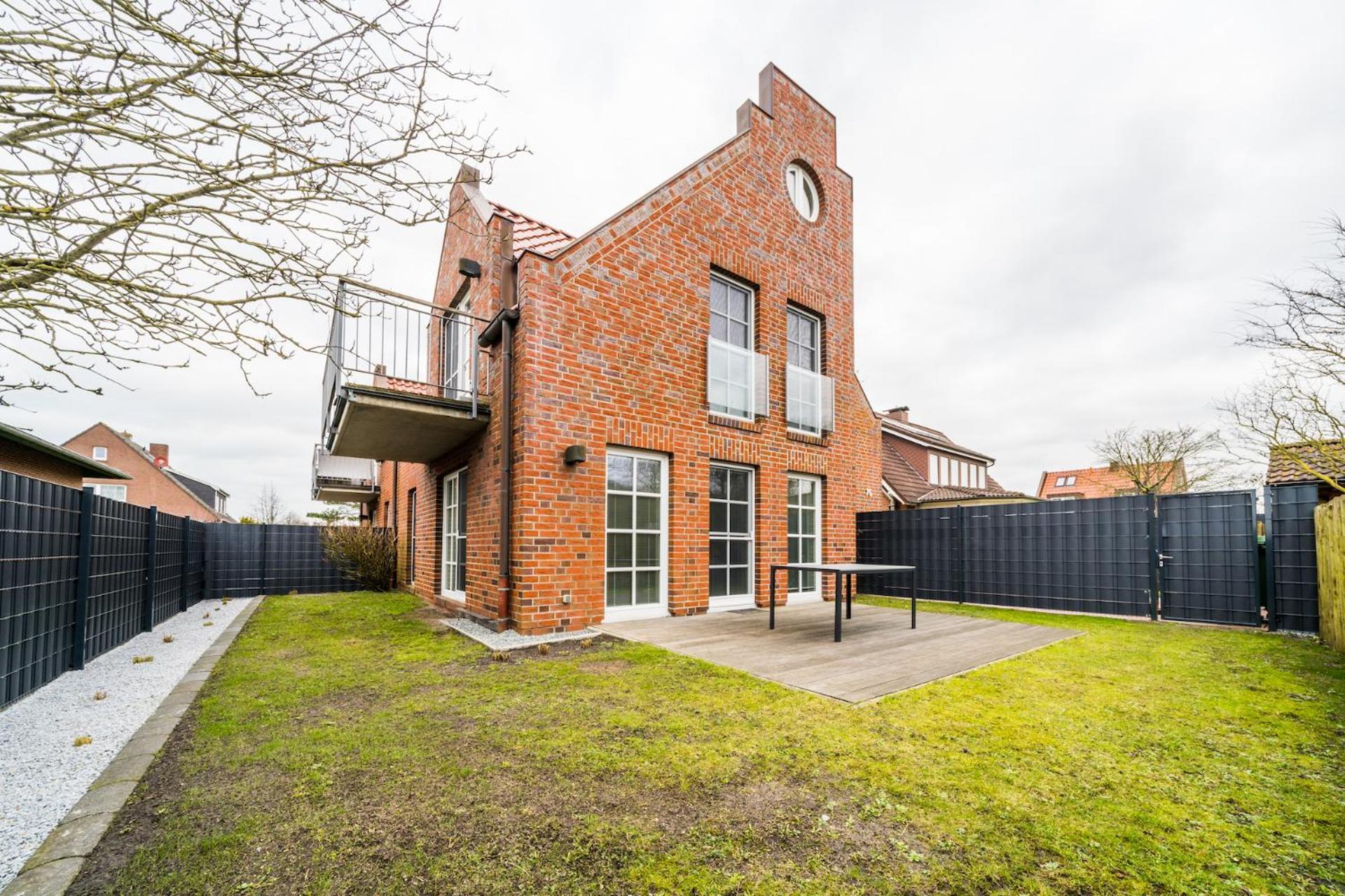 Suedstrandhus Urlaub Mit Hund Wohnung 4 Oben Borkum Exterior foto
